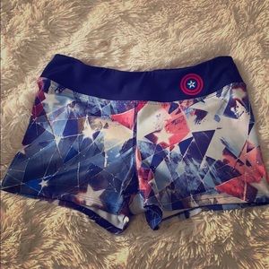 Captain America Bike Shorts - red/white/blue